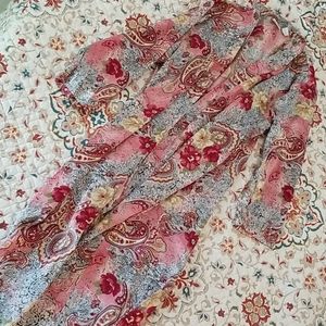 Long satin robe (with pockets!)